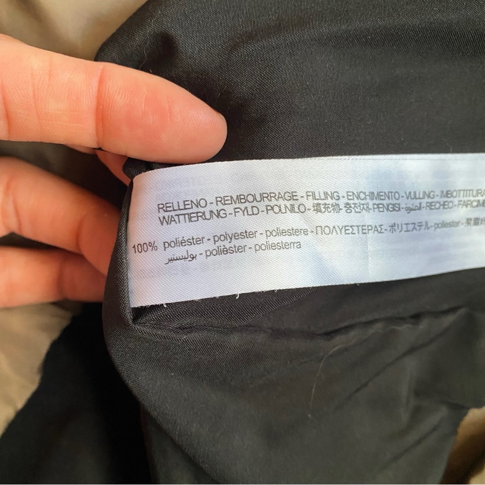 🍂 ZARA TAUPE HOODED PUFFER JACKET! - Picture 15 of 16